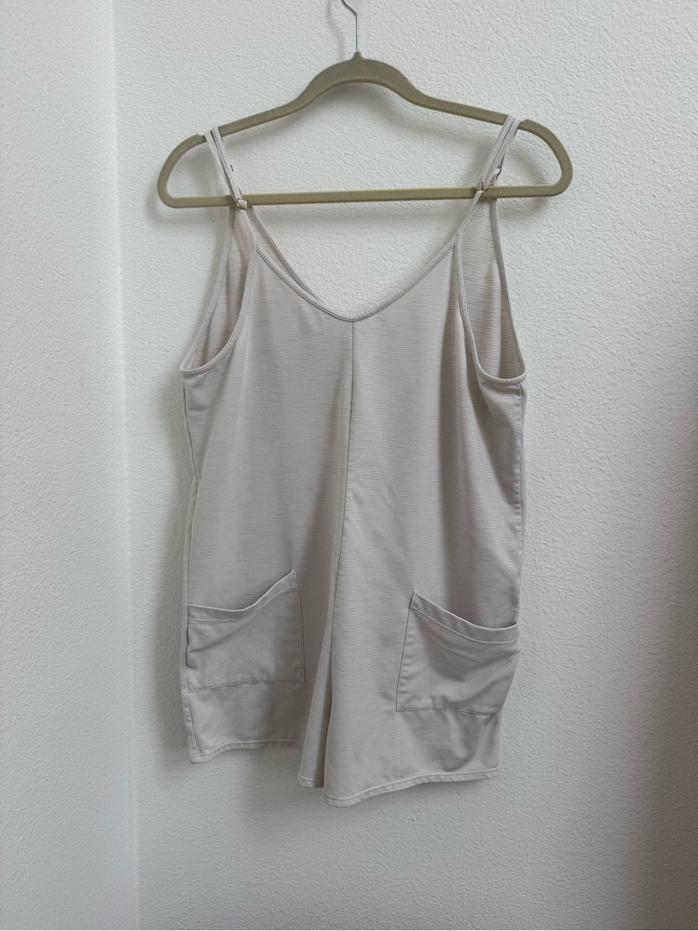 White and Gray Romper